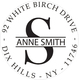 Banded Initial Round Address Labels Image 2 of 3